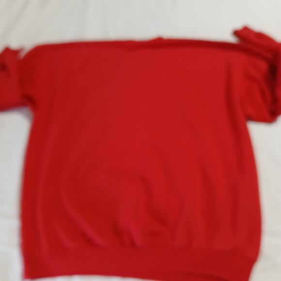 VTG MCC ENERGY sportswear XL MADE IN THE USA red heart flag Americana sweatshirt - Picture 9 of 9